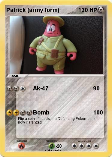 Pokemon Patrick (army form)