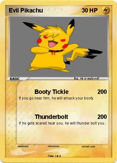 Pokemon Evil Pikachu