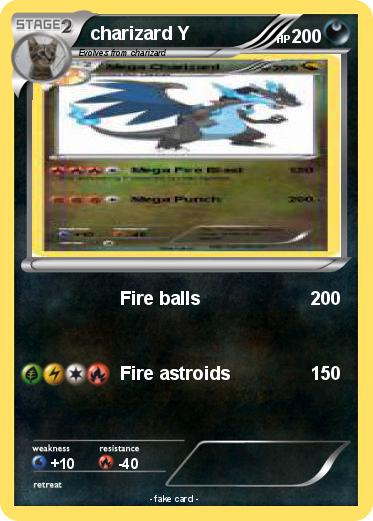 Pokemon charizard Y