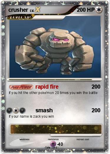 Pokemon crusher