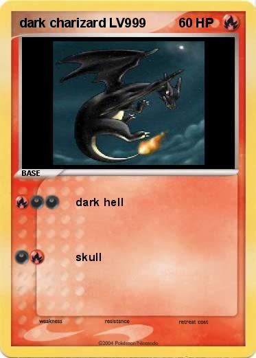 Pokemon dark charizard LV999