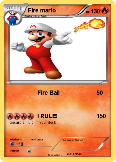 Pokemon Fire mario