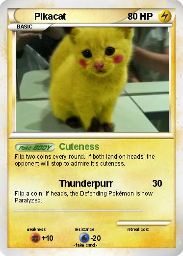 Pokemon Pikacat