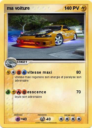 Pokemon ma voiture