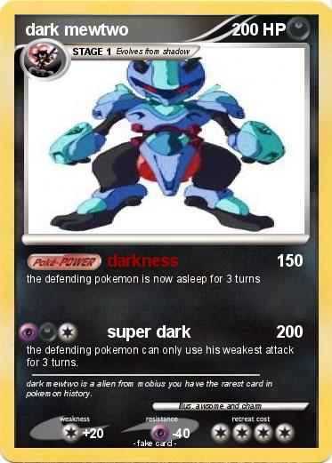 Pokemon dark mewtwo