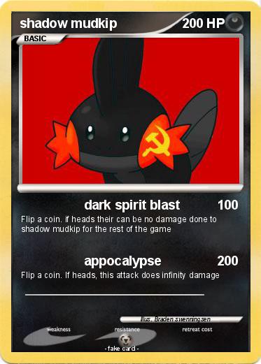 Pokemon shadow mudkip