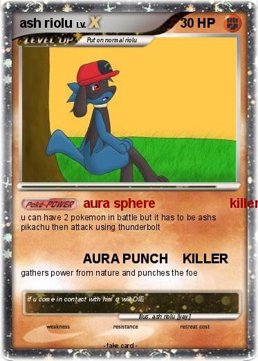 Pokemon ash riolu