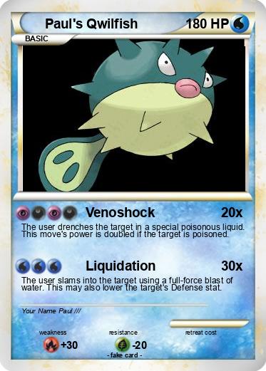 Pokemon Paul's Qwilfish