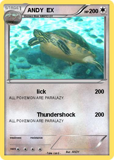 Pokemon ANDY  EX