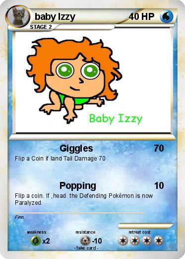 Pokemon baby Izzy