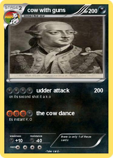 Pokemon cow with guns