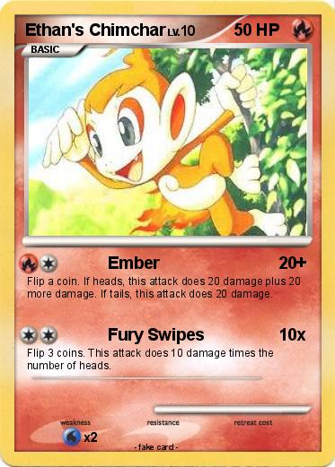 Pokemon Ethan's Chimchar