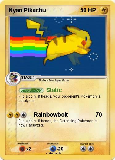 Pokemon Nyan Pikachu
