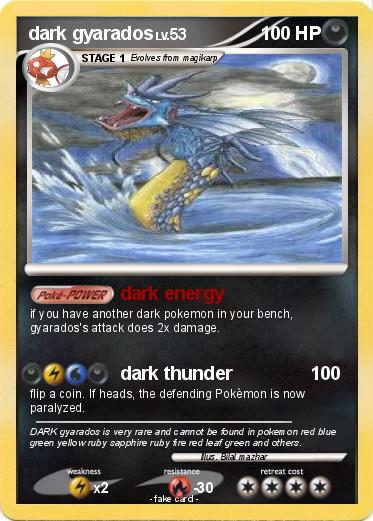 Pokemon dark gyarados