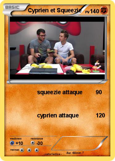 Pokemon Cyprien et Squeezie