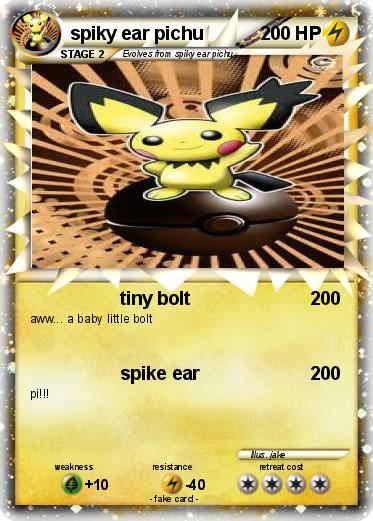 Pokemon spiky ear pichu