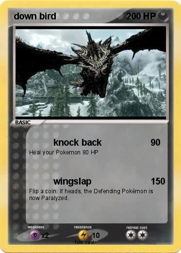 Pokemon down bird