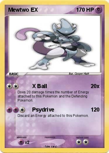 Pokemon Mewtwo EX