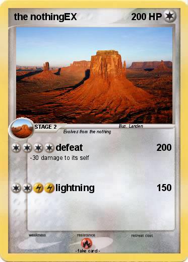 Pokemon the nothingEX