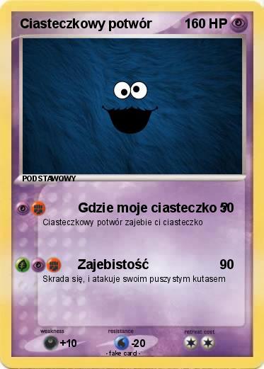 Pokemon Ciasteczkowy potwór