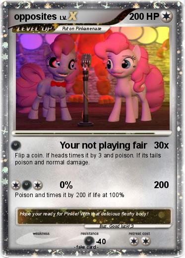 Pokemon opposites