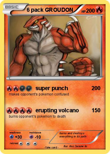Pokemon 6 pack GROUDON