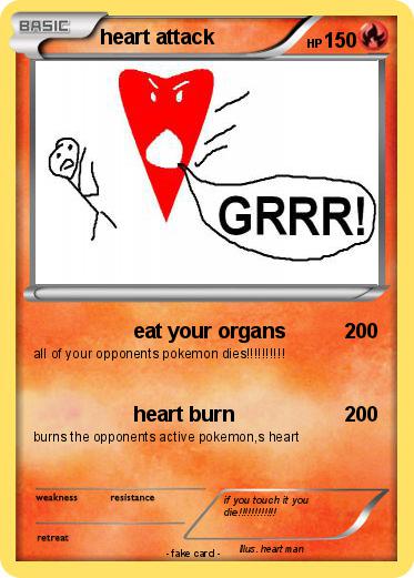 Pokemon heart attack
