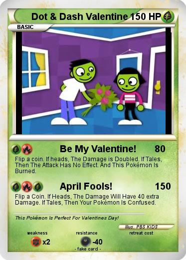 Pokemon Dot & Dash Valentine