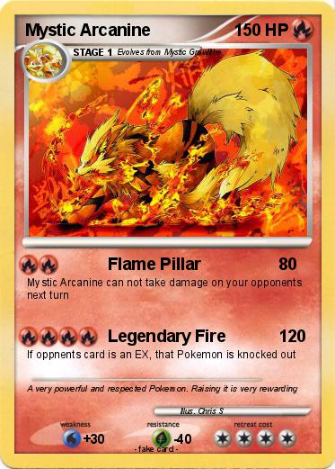 Pokemon Mystic Arcanine
