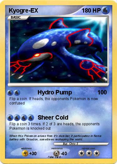 Pokemon Kyogre-EX