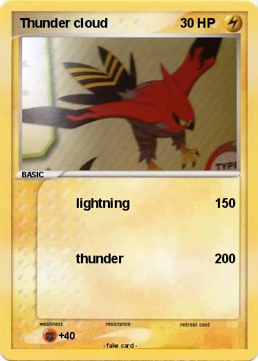 Pokemon Thunder cloud
