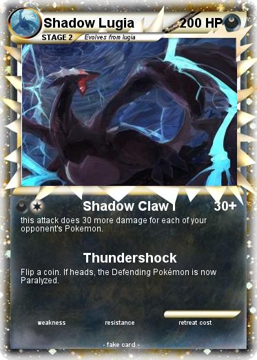 Pokemon Shadow Lugia