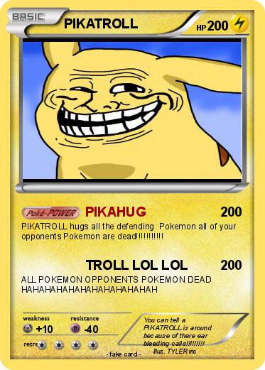 Pokemon PIKATROLL