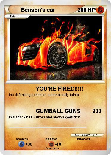 Pokemon Benson's car