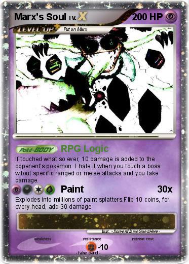 Pokemon Marx's Soul