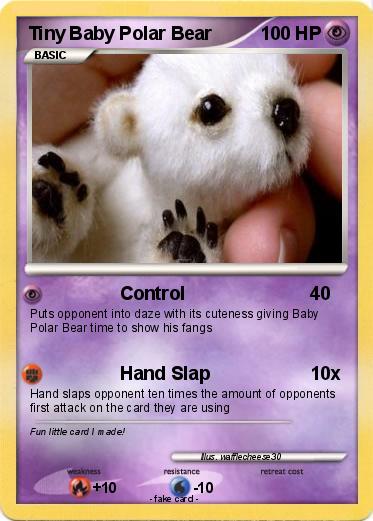Pokemon Tiny Baby Polar Bear