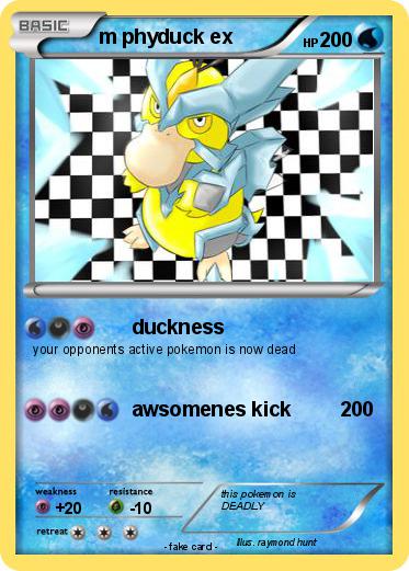 Pokemon m phyduck ex