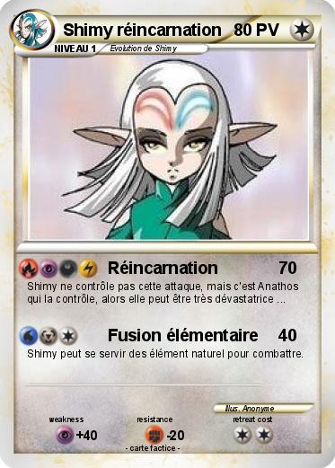 Pokemon Shimy réincarnation