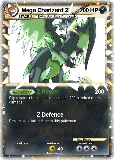 Pokemon Mega Charizard Z