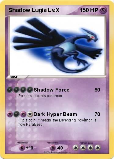 Pokemon Shadow Lugia Lv.X