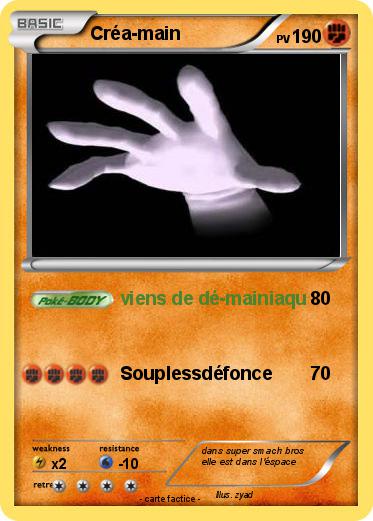 Pokemon Créa-main