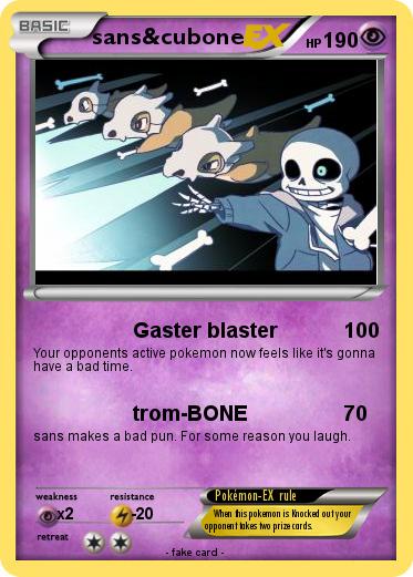 Pokemon sans&cubone