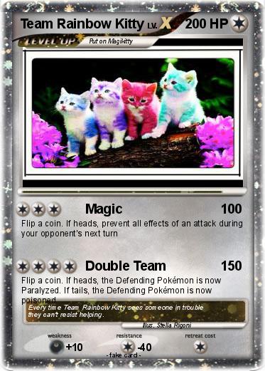 Pokemon Team Rainbow Kitty