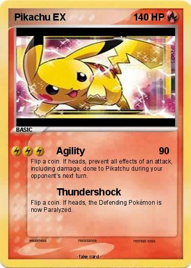 Pokemon Pikachu EX