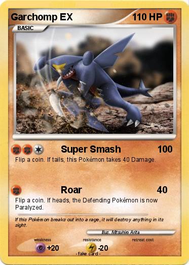 Pokemon Garchomp EX