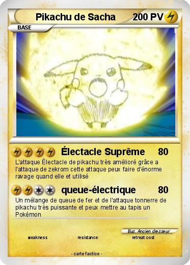 Pokemon Pikachu de Sacha