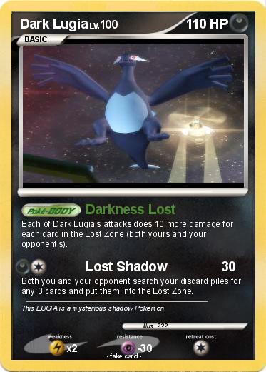 Pokemon Dark Lugia