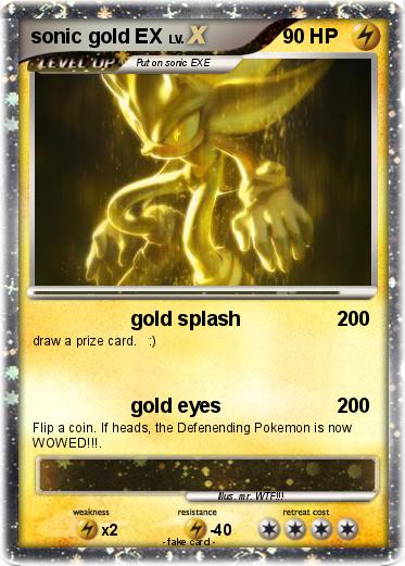 Pokemon sonic gold EX