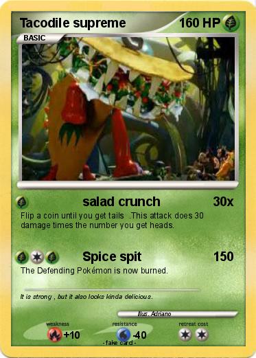 Pokemon Tacodile supreme