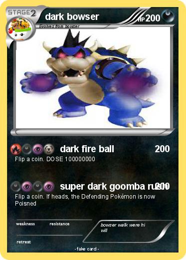 Pokemon dark bowser